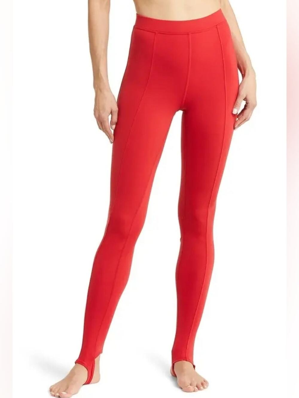 Alo Yoga High Waist Stirrup Leggings – NWOT – Classic Red – Size M
